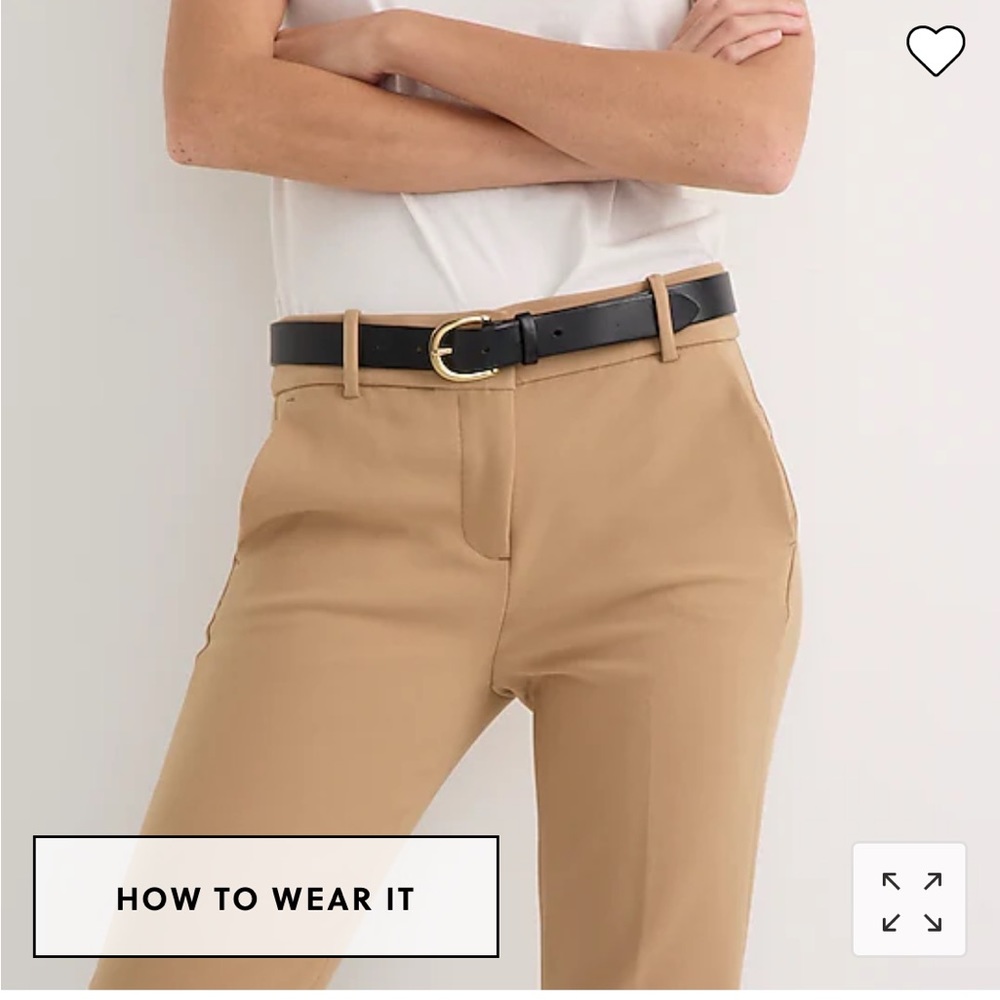 Cameron slim crop pant in four-season stretch